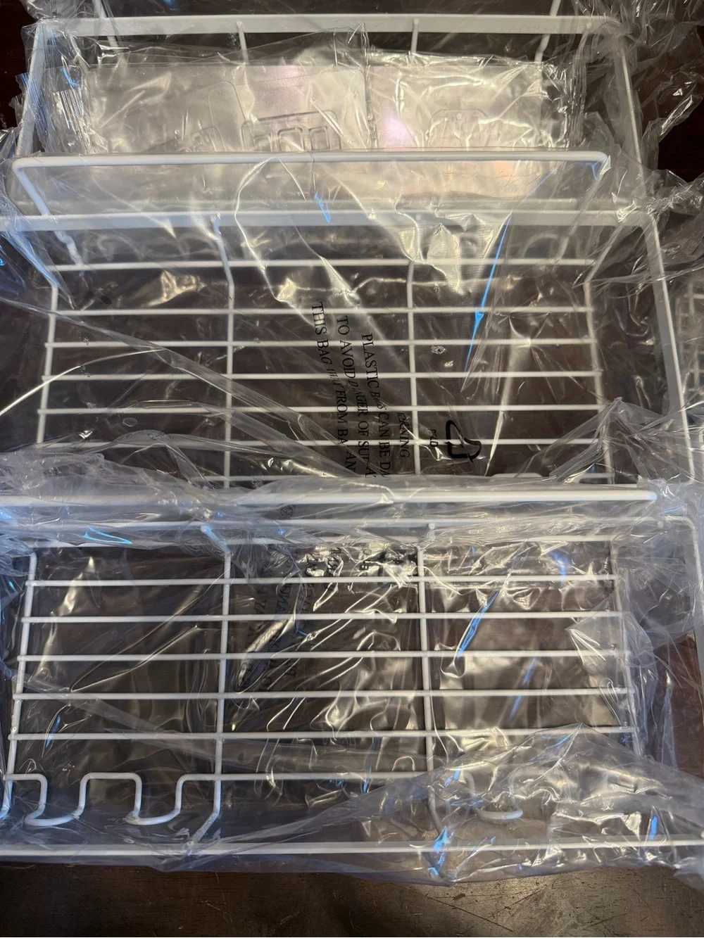 White Wire Shelf Organizer - Home Storage & Organization